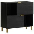 Sideboard Black 80X33X75 Cm Engineered Wood