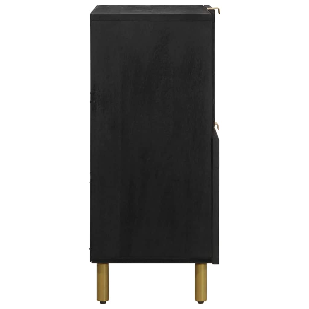 Sideboard Black 80X33X75 Cm Engineered Wood
