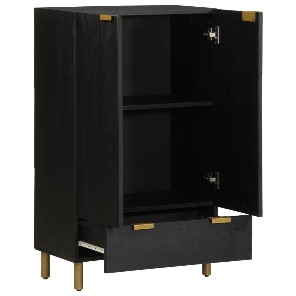 Highboard Black 60X33X100 Cm Engineered Wood