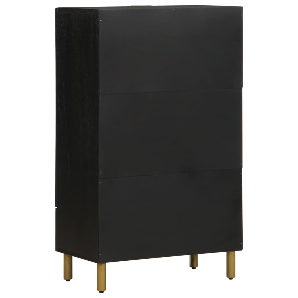 Highboard Black 60X33X100 Cm Engineered Wood