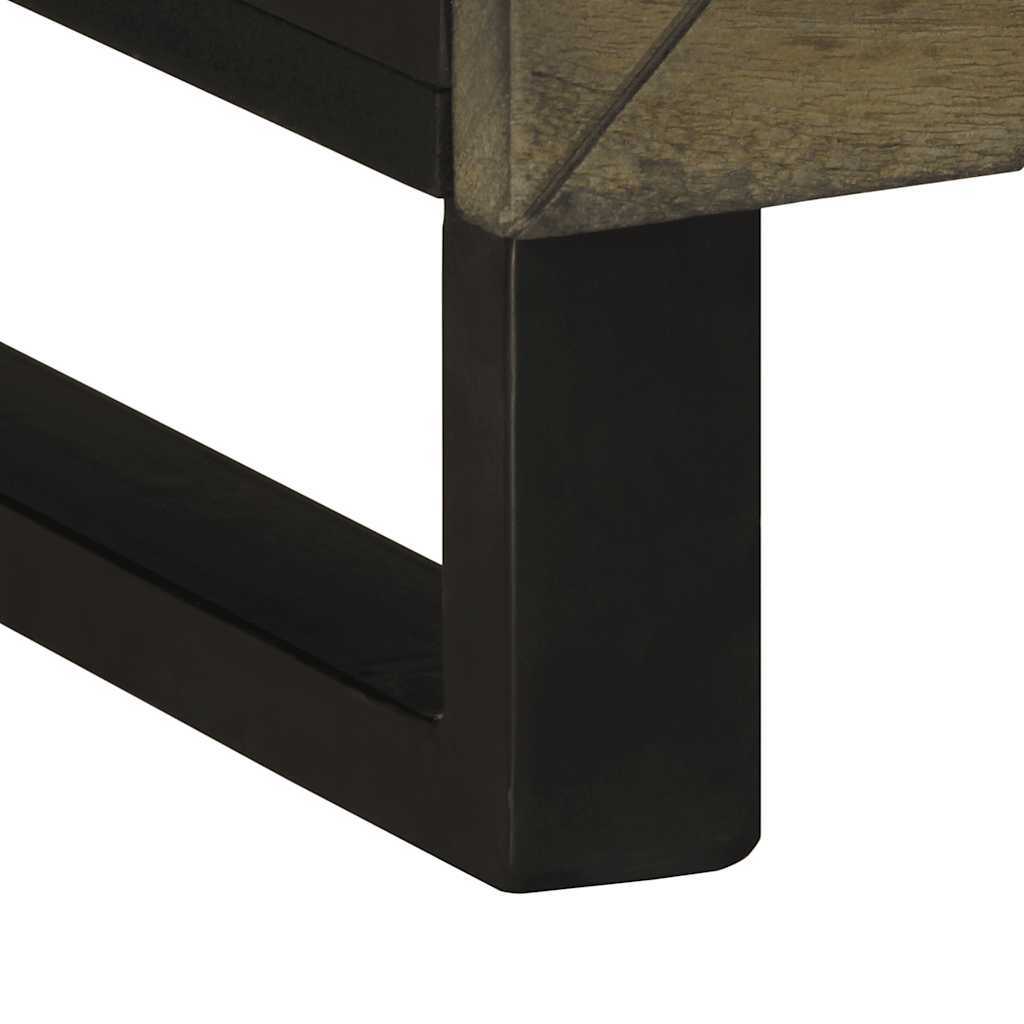 Media Storage Cabinet Tv Black 70X33X46 Cm Solid Wood Mango engineered wood 70 c