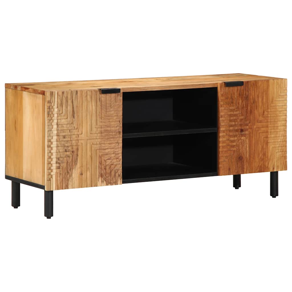 Tv Cabinet 105X33X46 Cm Solid Wood Acacia