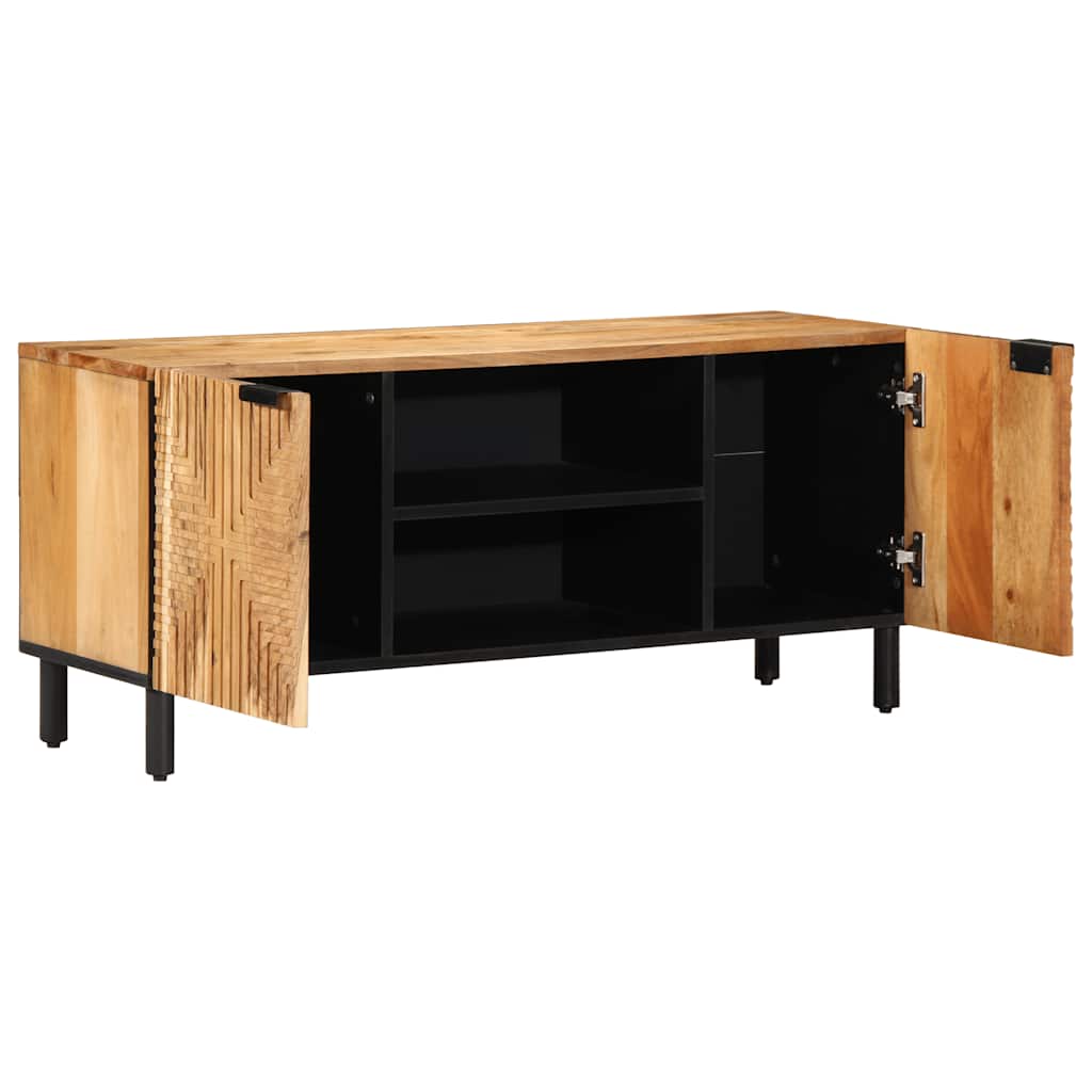 Tv Cabinet 105X33X46 Cm Solid Wood Acacia