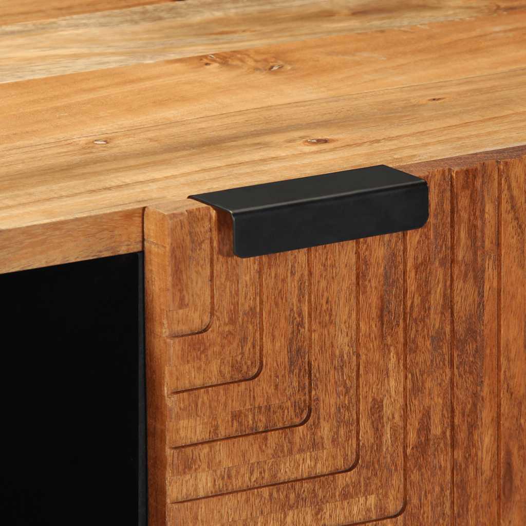 Tv Cabinet 105X33X46 Cm Solid Wood Acacia