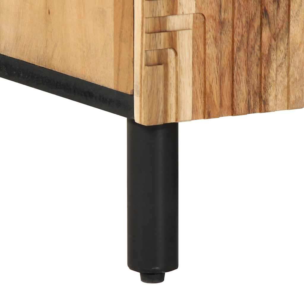 Tv Cabinet 105X33X46 Cm Solid Wood Acacia