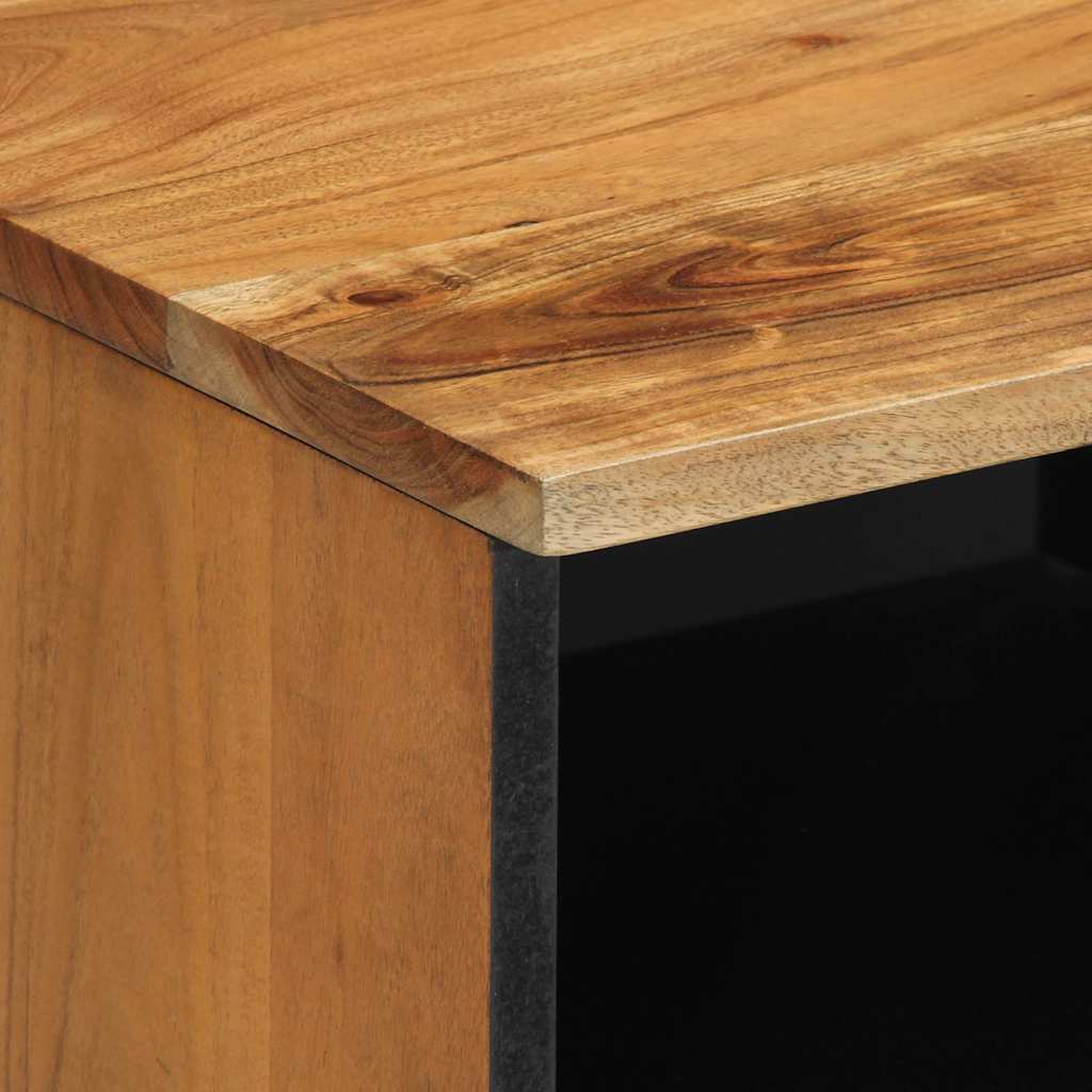 Tv Cabinet 70X33X46 Cm Solid Wood Acacia