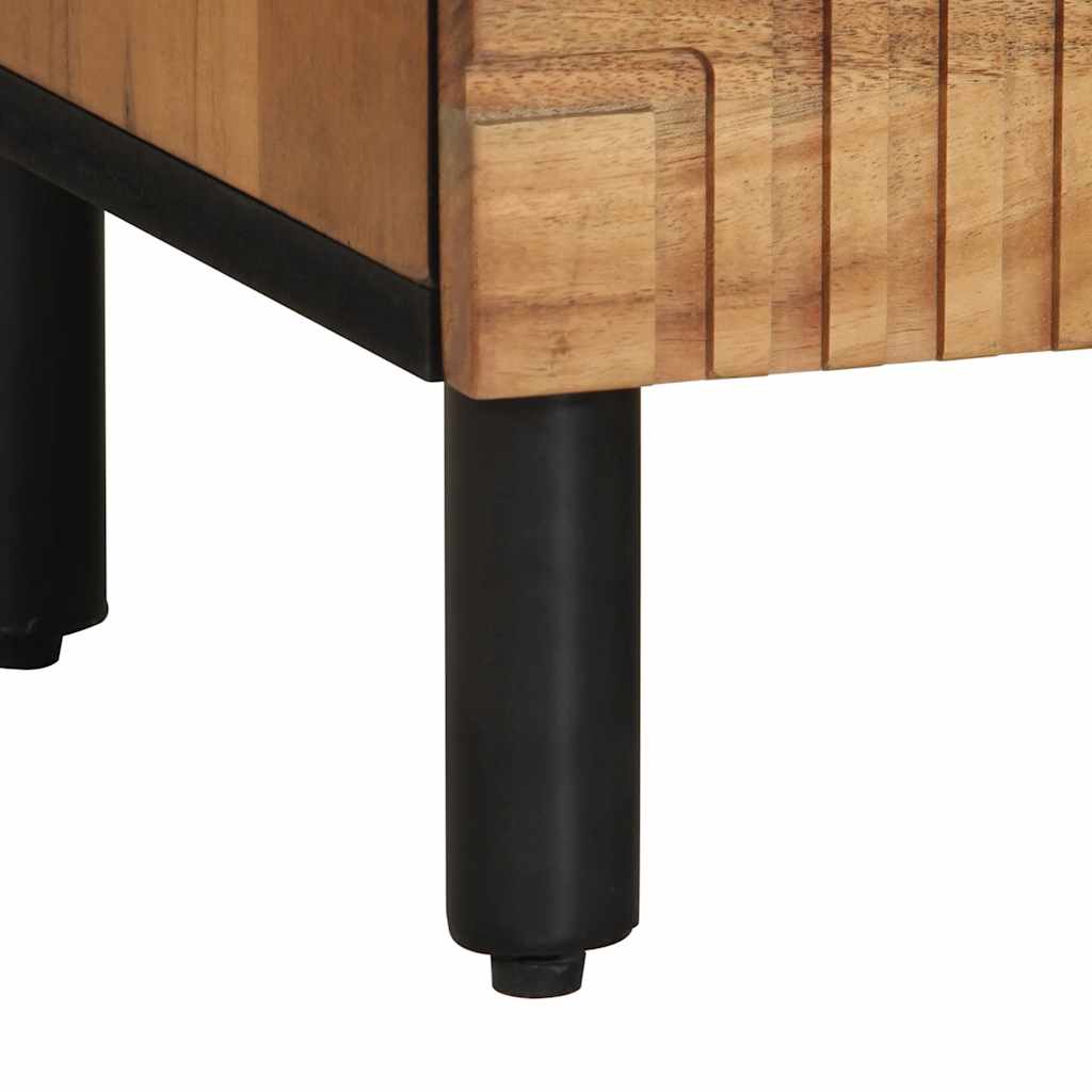 Tv Cabinet 70X33X46 Cm Solid Wood Acacia
