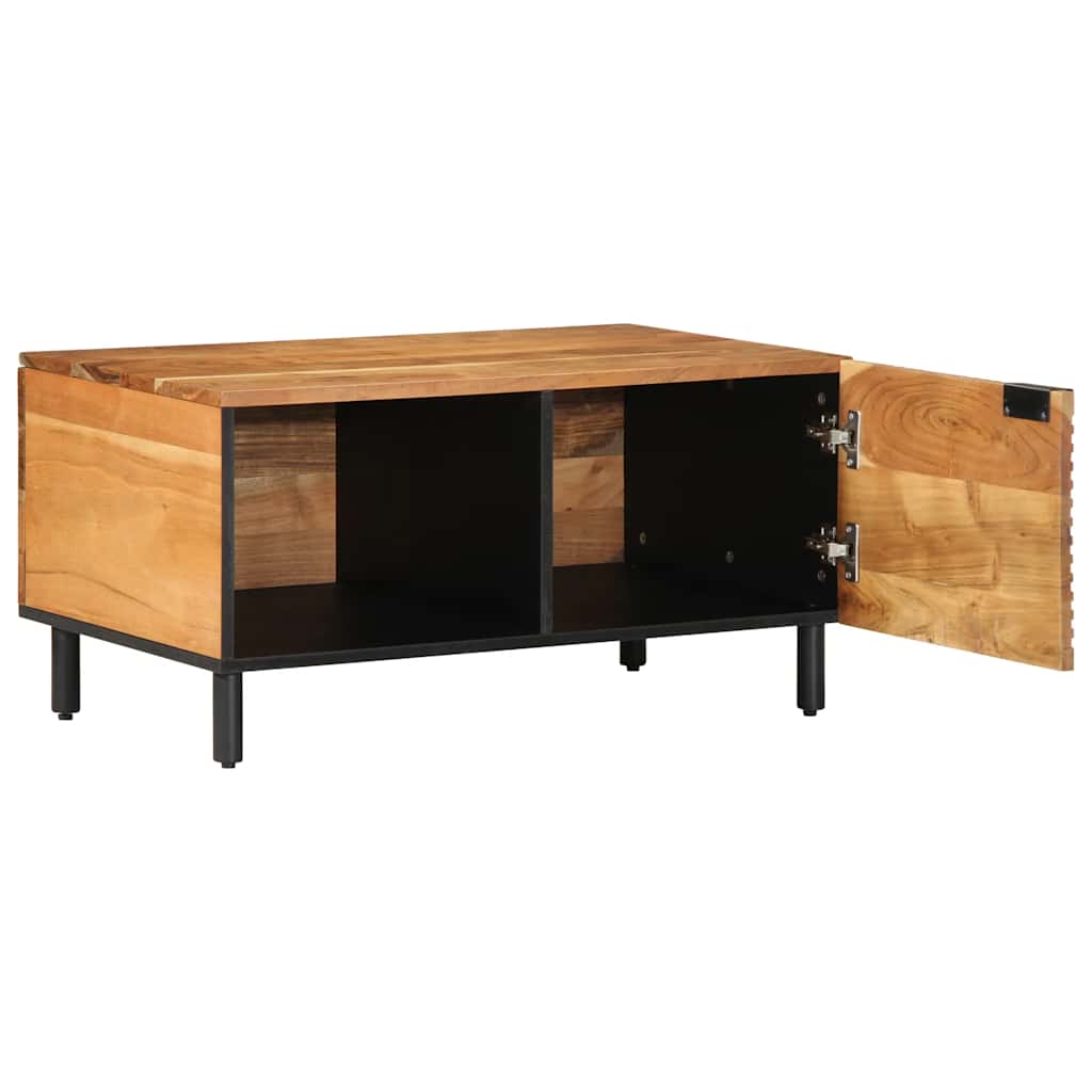 Coffee Table 80X50X40 Cm Solid Wood Acacia