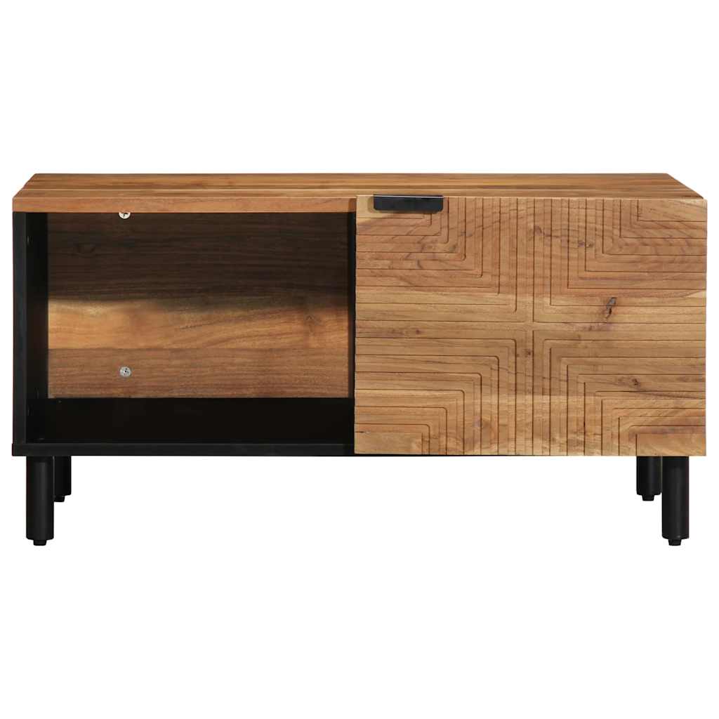Coffee Table 80X50X40 Cm Solid Wood Acacia