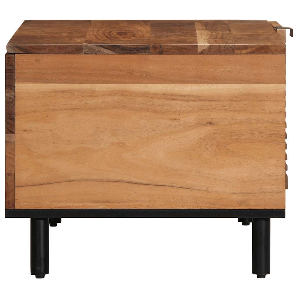 Coffee Table 80X50X40 Cm Solid Wood Acacia