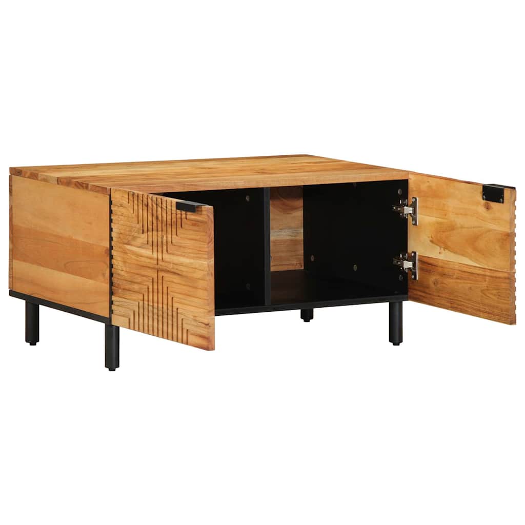 Coffee Table 80X50X40 Cm Solid Wood Acacia