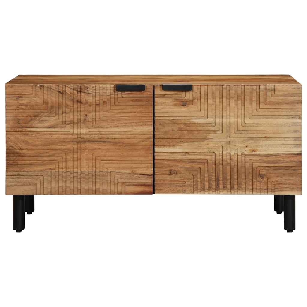 Coffee Table 80X50X40 Cm Solid Wood Acacia