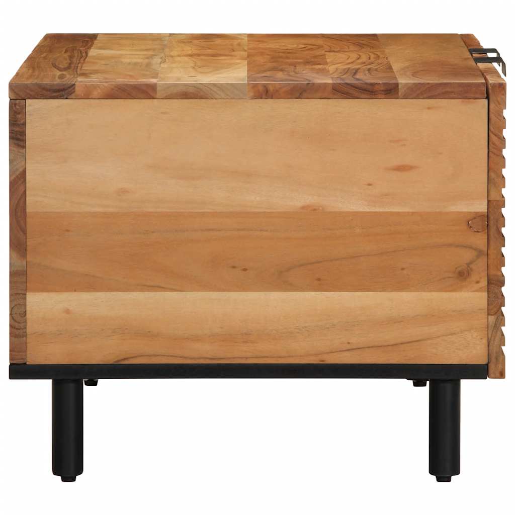 Coffee Table 80X50X40 Cm Solid Wood Acacia