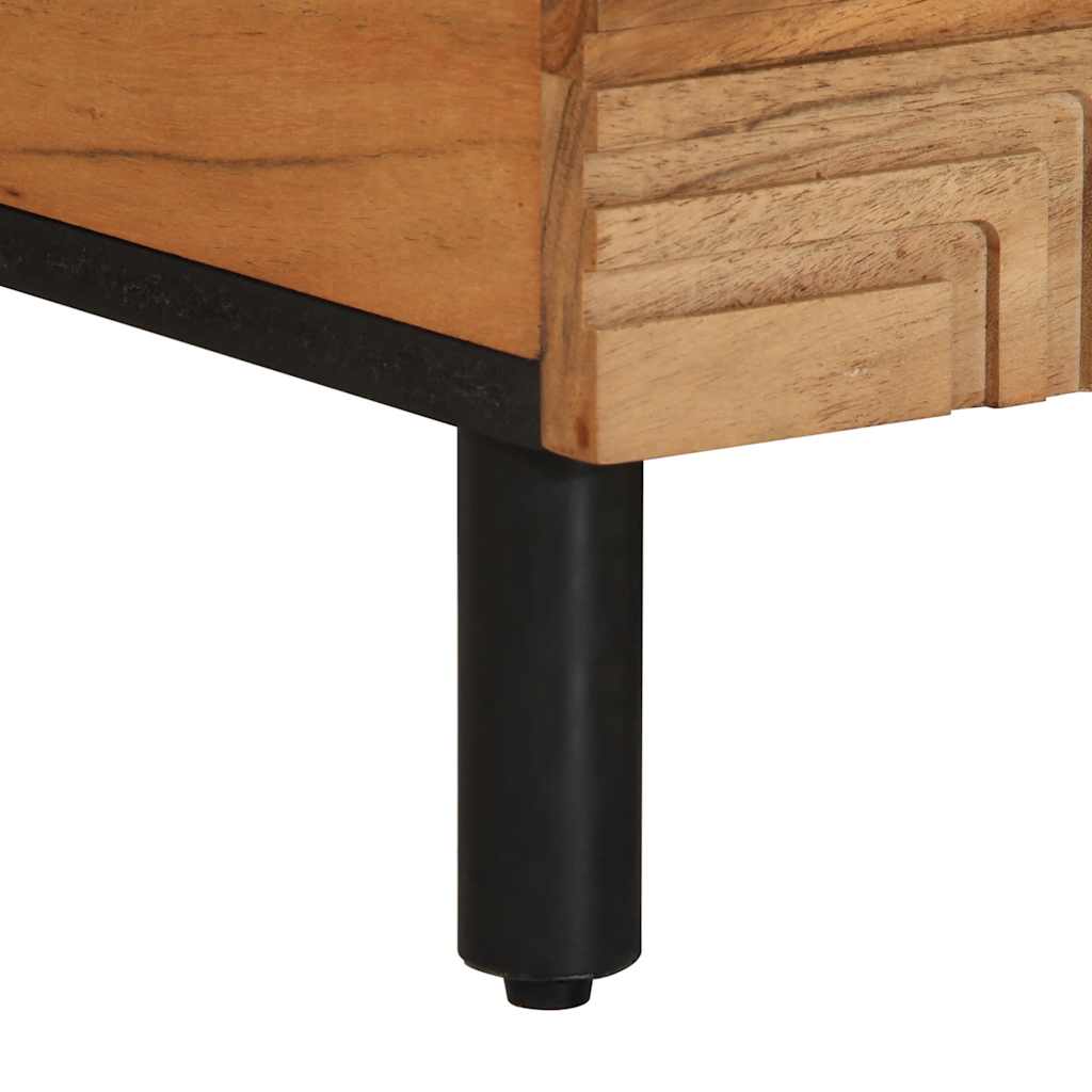 Coffee Table 80X50X40 Cm Solid Wood Acacia