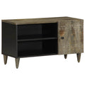 Tv Cabinet Light Grey 80X31.5X46 Cm Solid Wood Mango