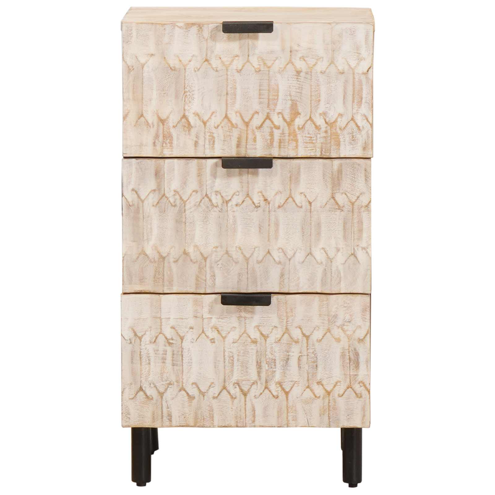 Sideboard 40 X 33 X 75 Cm Solid Mango Wood