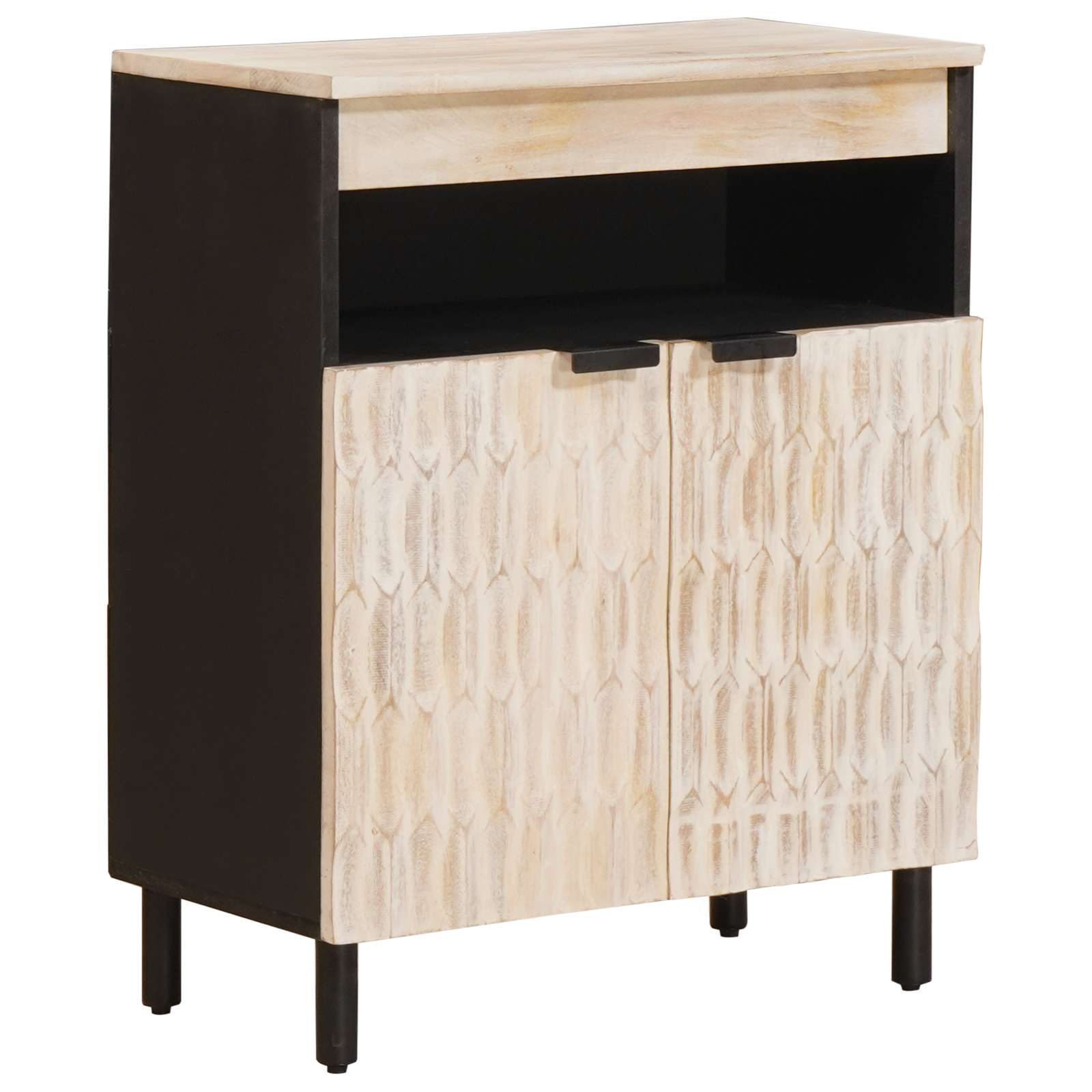 Sideboard 60 X 33 X 75 Cm Solid Mango Wood