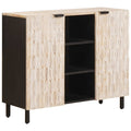 Sideboard 90 X 33 X 75 Cm Solid Mango Wood