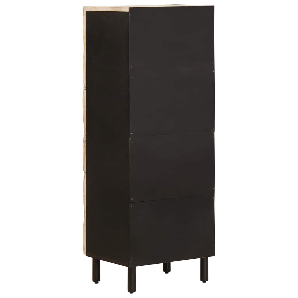 Highboard 40 X 33 X 110 Cm Solid Mango Wood