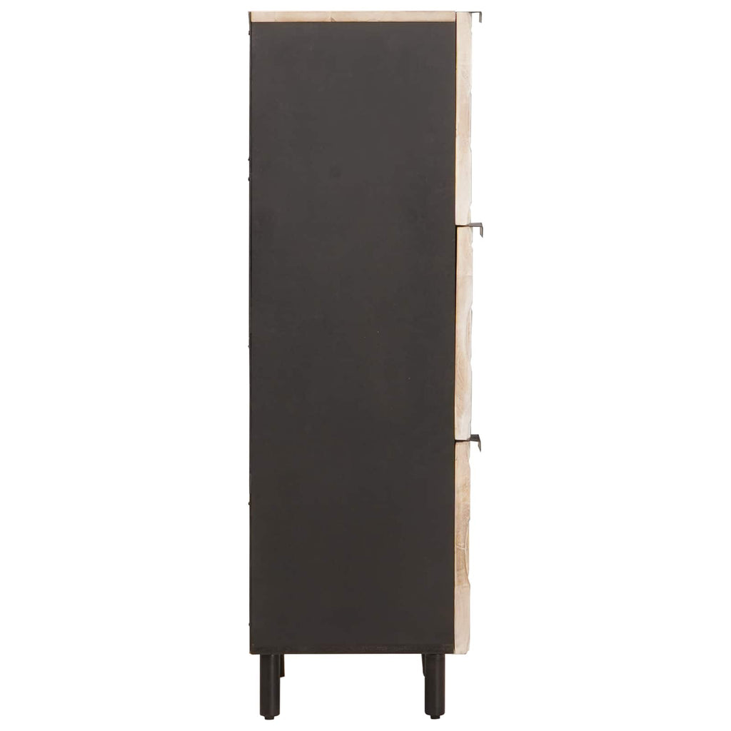 Highboard 40 X 33 X 110 Cm Solid Mango Wood