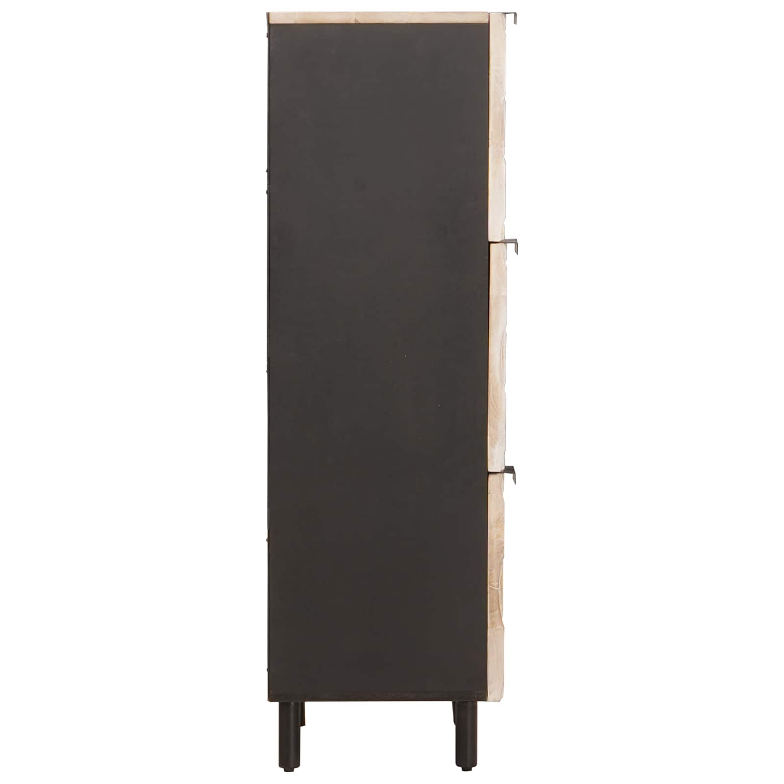 Highboard 40 X 33 X 110 Cm Solid Mango Wood