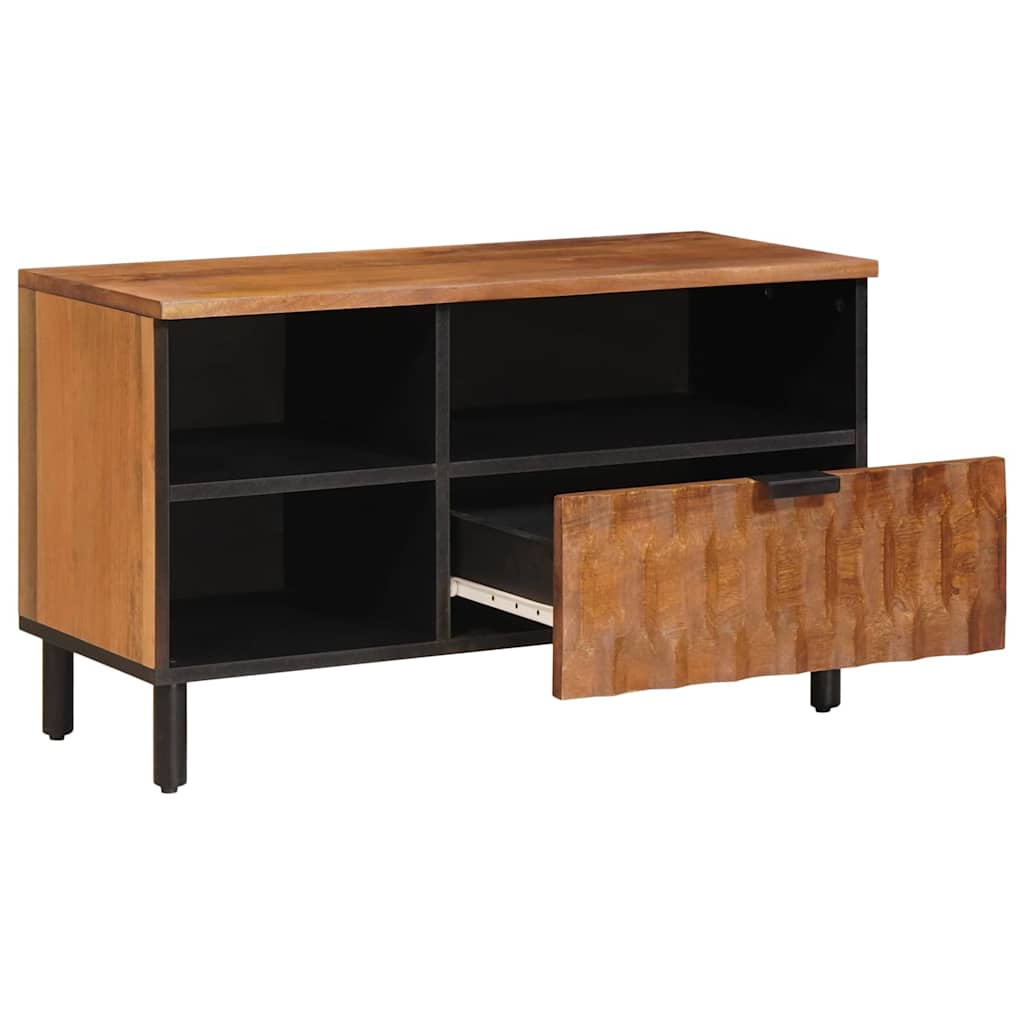 Tv Cabinet 80 X 33 X 46 Cm Solid Mango Wood