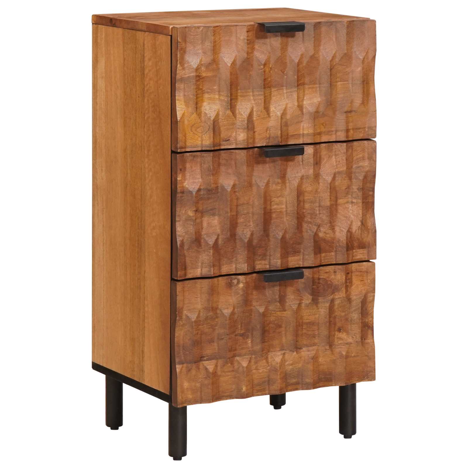 Sideboard 40 X 33 X 75 Cm Solid Mango Wood