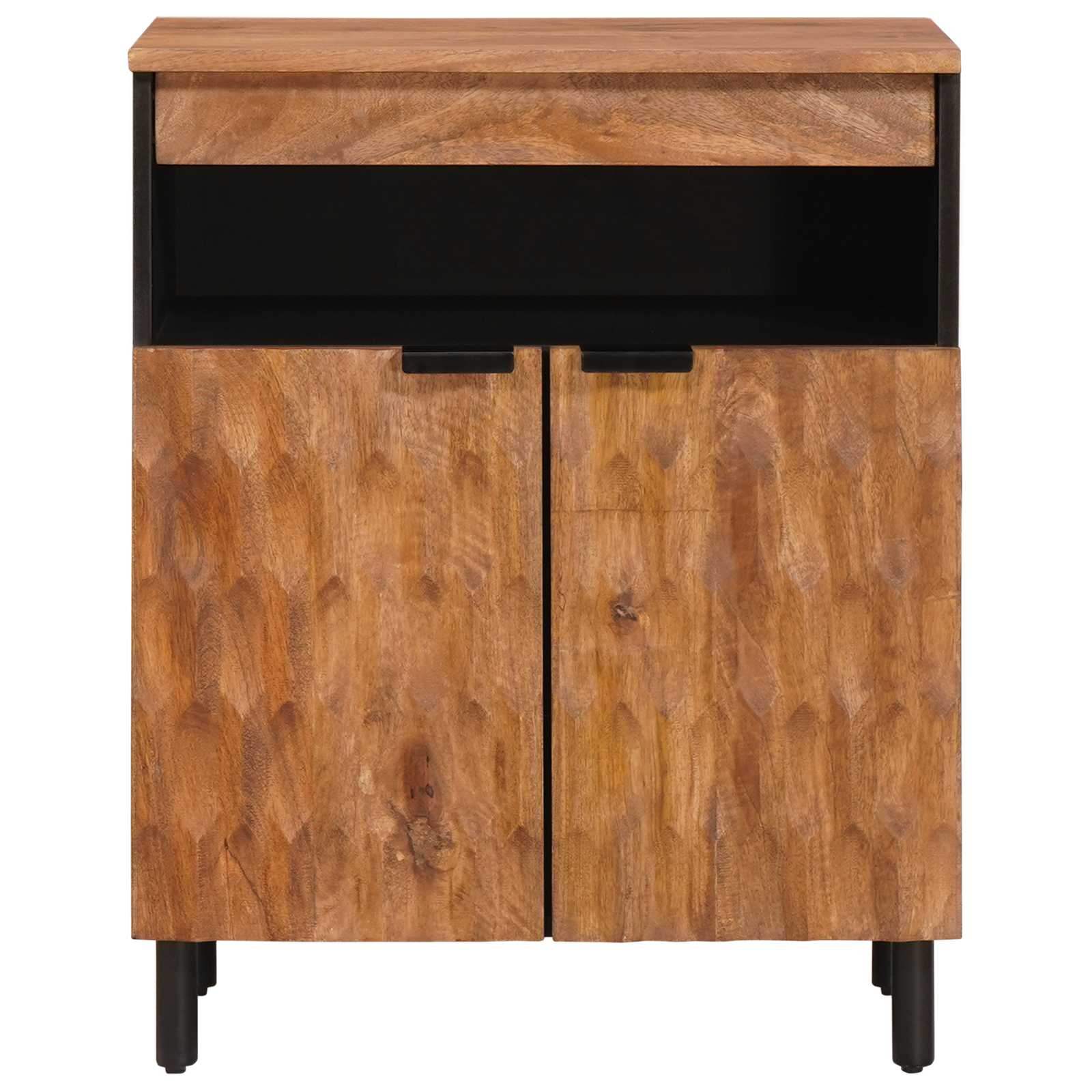 Sideboard 60 X 33 X 75 Cm Solid Mango Wood
