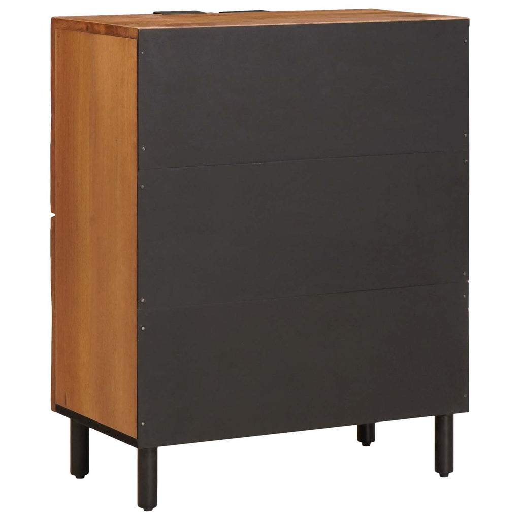 Media Storage Cabinet Sideboard 60 X 33 75 Cm Solid Mango Storage Furniture