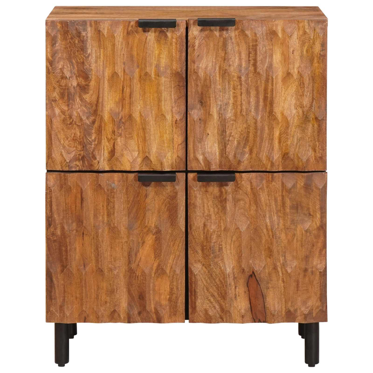 Media Storage Cabinet Sideboard 60 X 33 75 Cm Solid Mango Storage Furniture