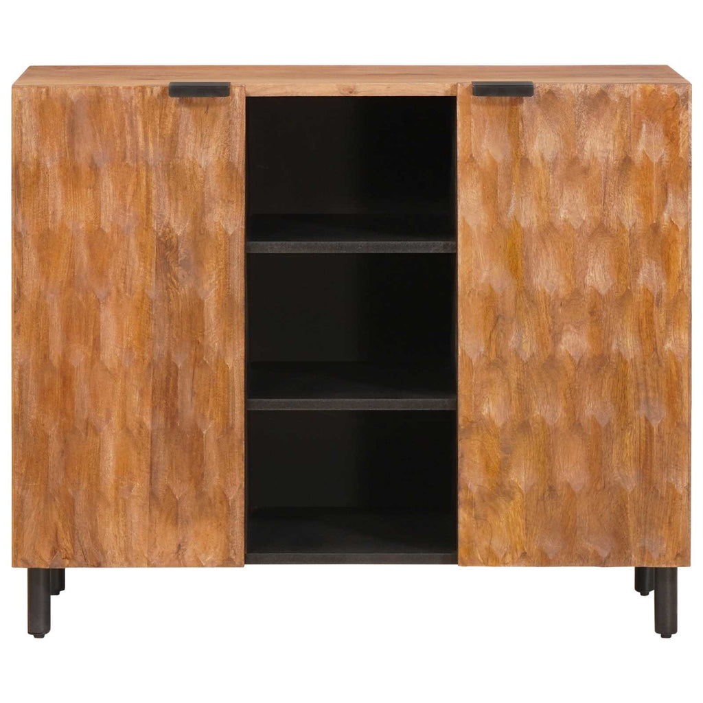 Sideboard 90 X 33 X 75 Cm Solid Mango Wood