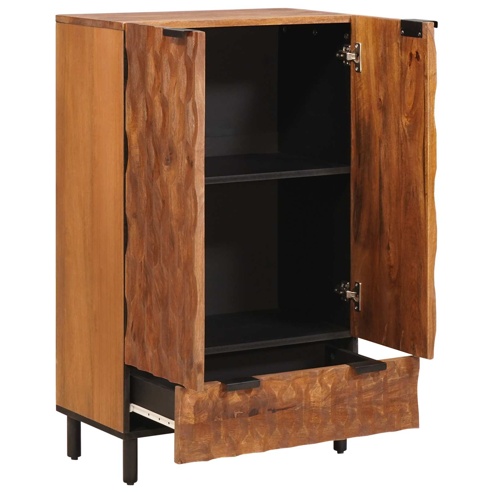 Highboard 60 X 33 X 100 Cm Solid Mango Wood