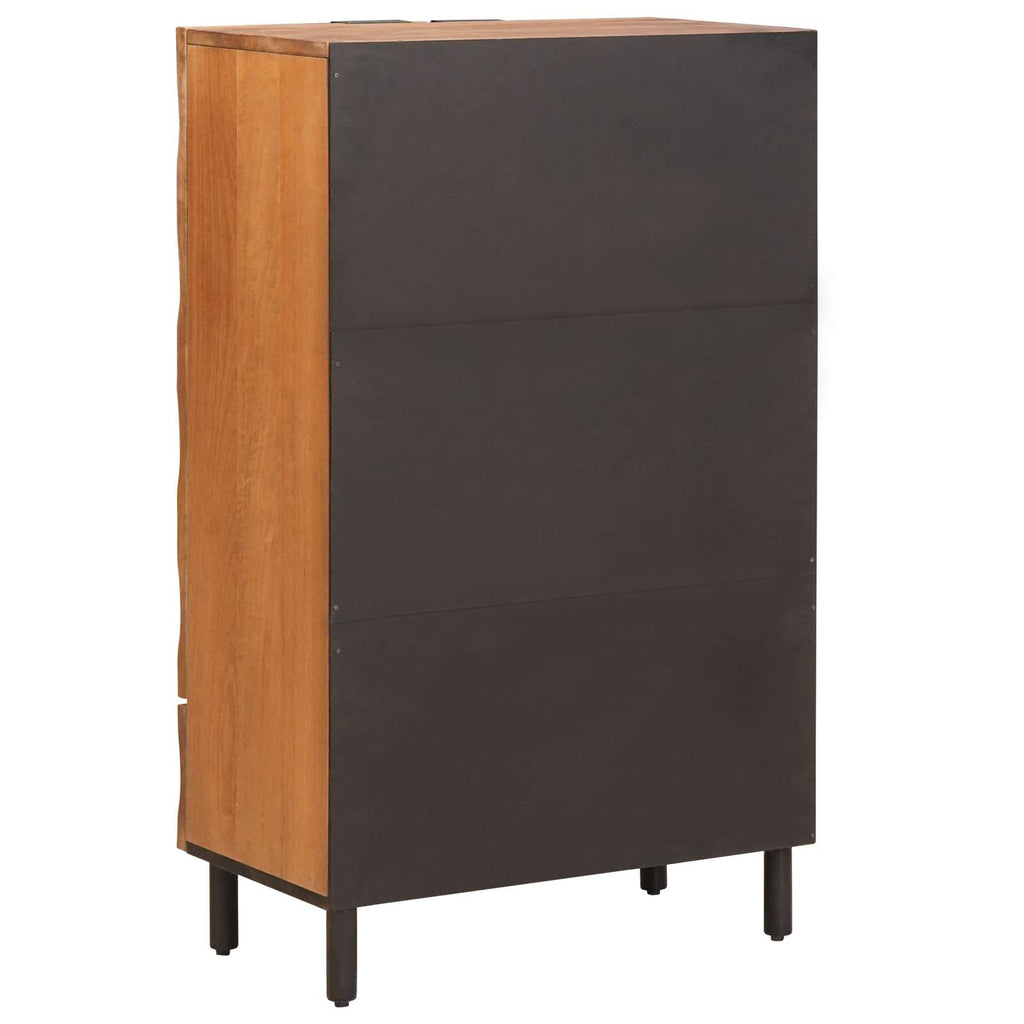 Highboard 60 X 33 X 100 Cm Solid Mango Wood