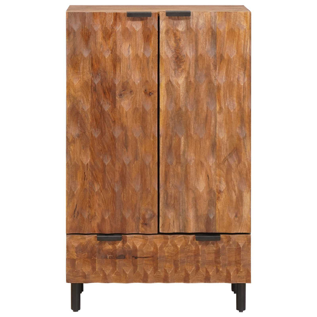 Highboard 60 X 33 X 100 Cm Solid Mango Wood