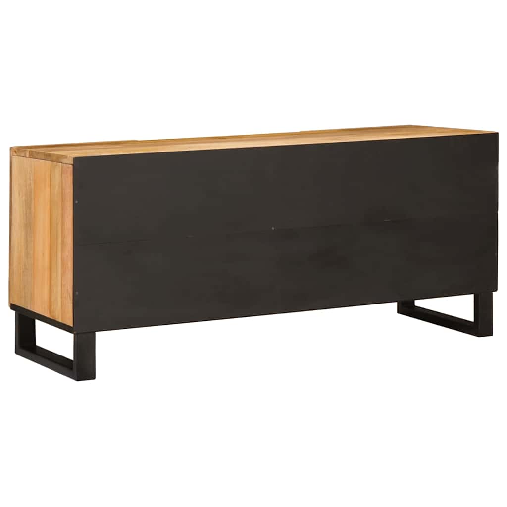 Tv Cabinet With Shelf Brown 105 X 33 X 46 Cm Solid Mango Wood