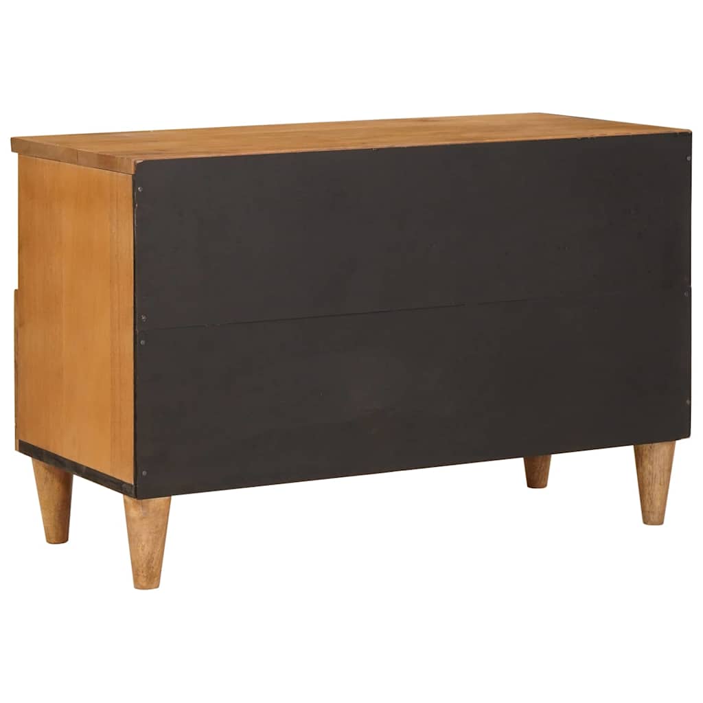 Media Storage Cabinet Tv Units Drawer White 70 X 33 46 Cm Engineered Wood LED Wh