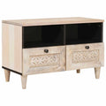 Tv Units With Drawer White 70 X 33 X 46 Cm Engineered Wood