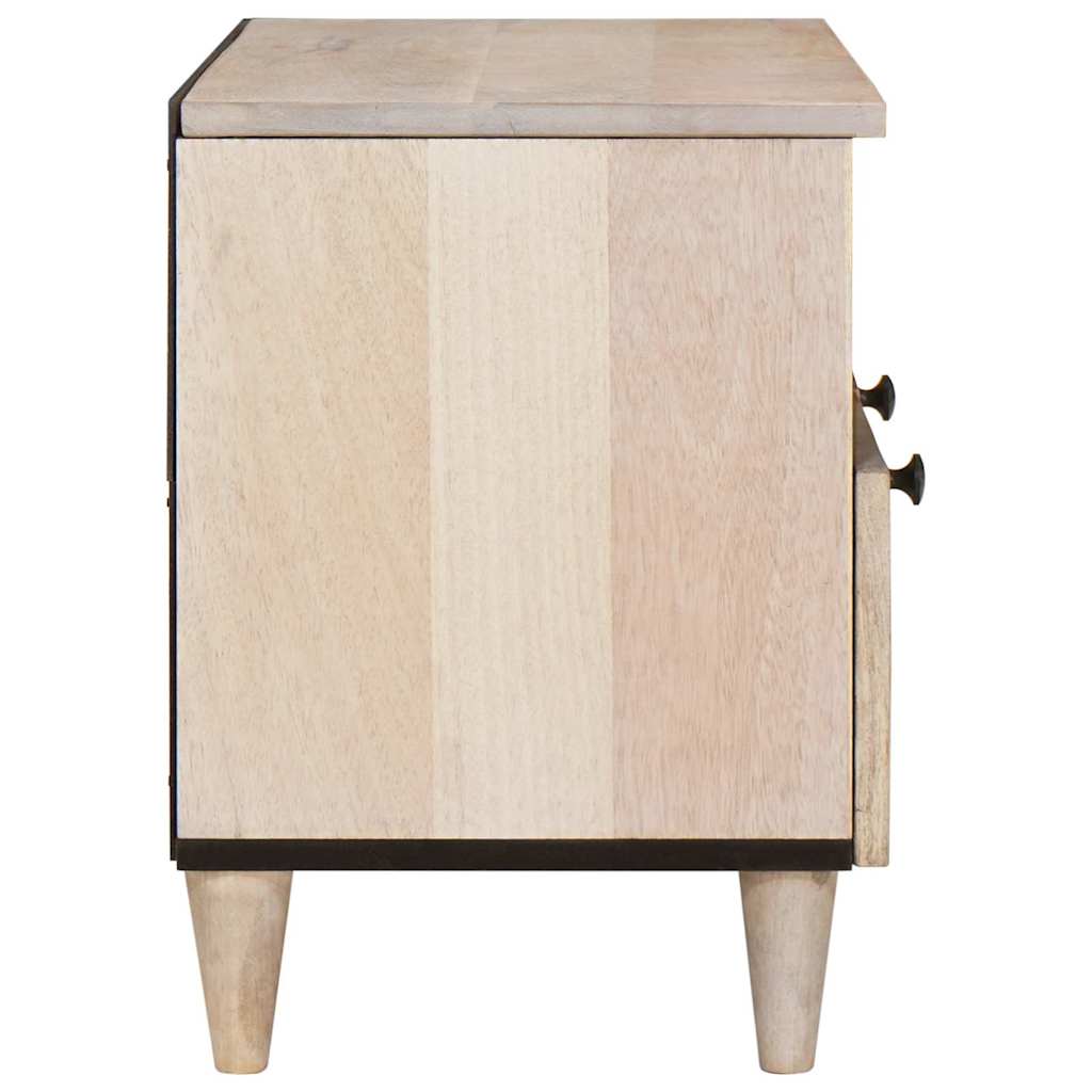 Media Storage Cabinet Tv Units Drawer White 70 X 33 46 Cm Engineered Wood LED Wh