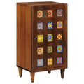 Sideboard With Storage 40 X 33 X 75 Cm Solid Mango Wood