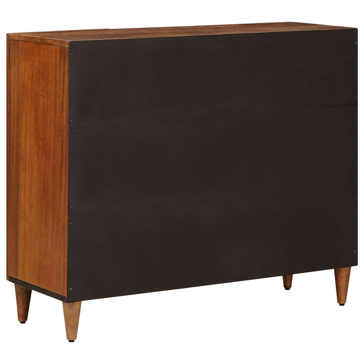 Sideboard With Shelf 90 X 33 X 75 Cm Solid Mango Wood