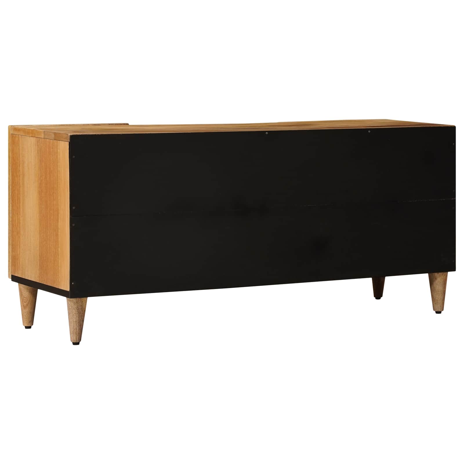 Tv Cabinet With Shelf 105 X 33 X 46 Cm Solid Mango Wood