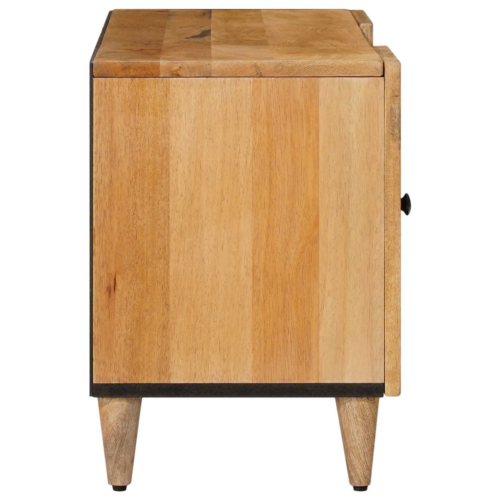 Tv Cabinet With Shelf 105 X 33 X 46 Cm Solid Mango Wood