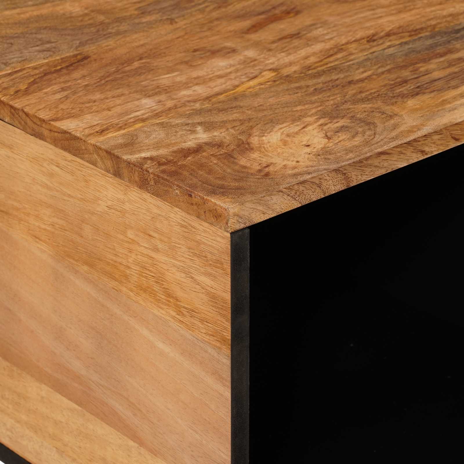 Coffee Table 80 X 50 X 40 Cm Solid Mango Wood