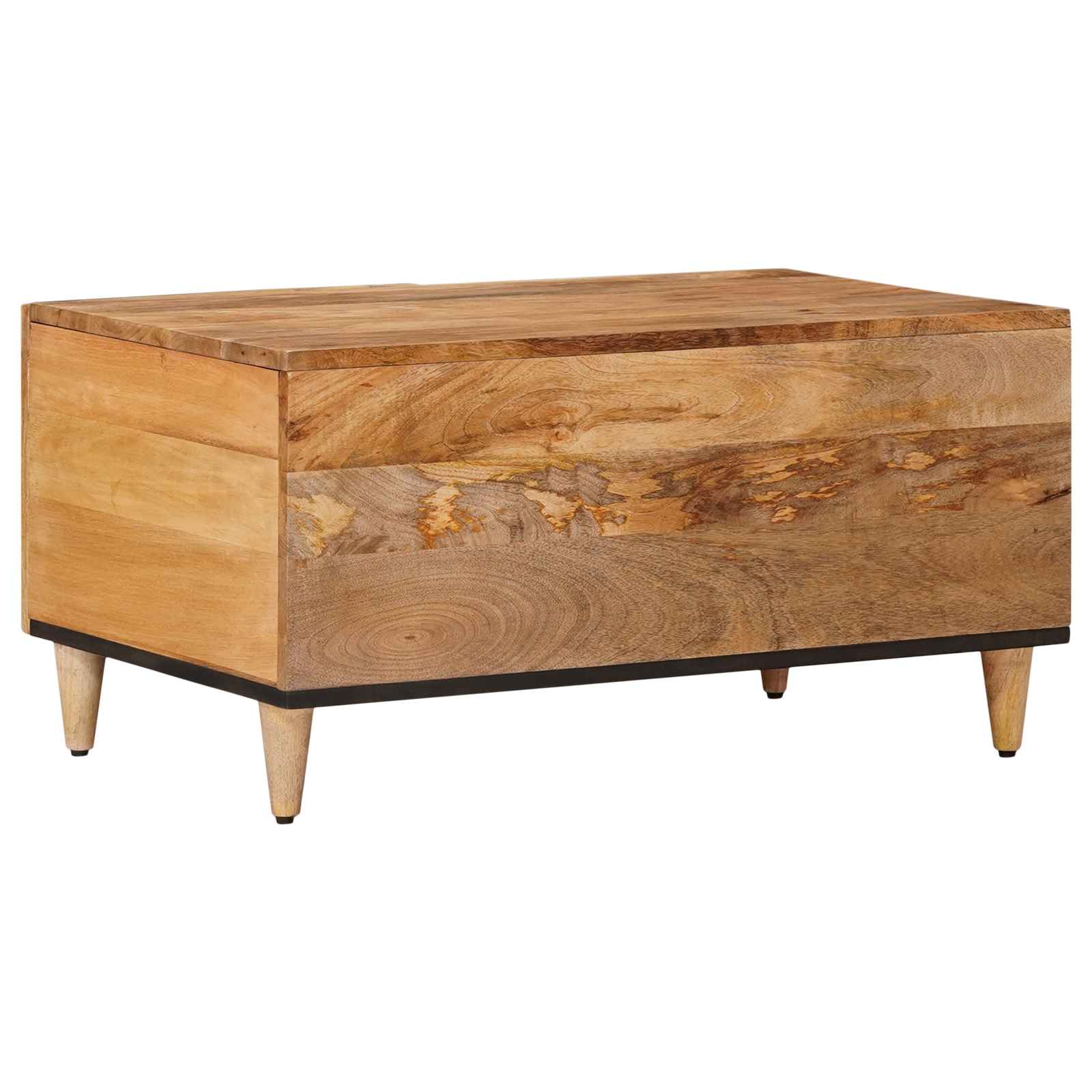 Coffee Table 80 X 50 X 40 Cm Solid Mango Wood