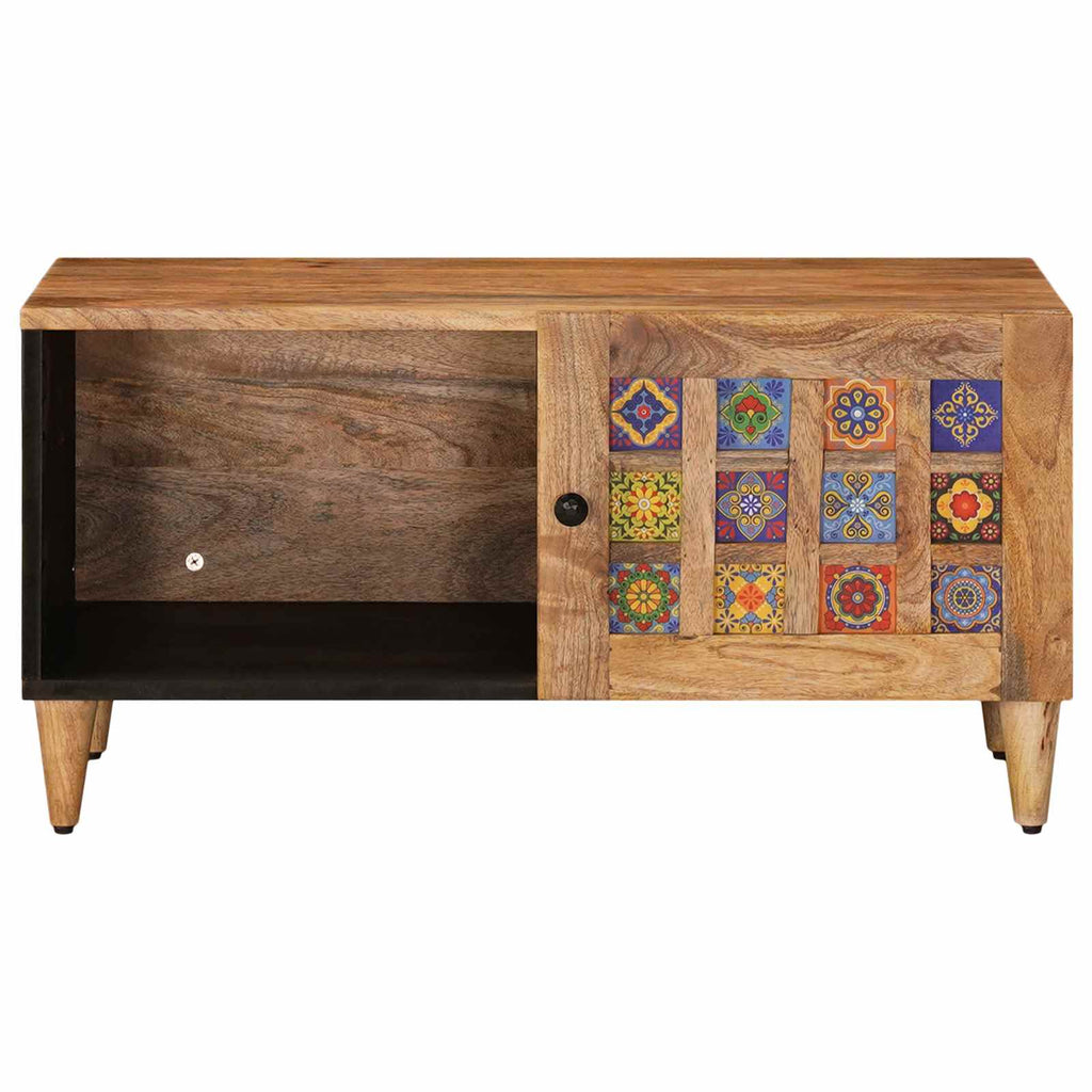 Coffee Table 80 X 50 X 40 Cm Solid Mango Wood
