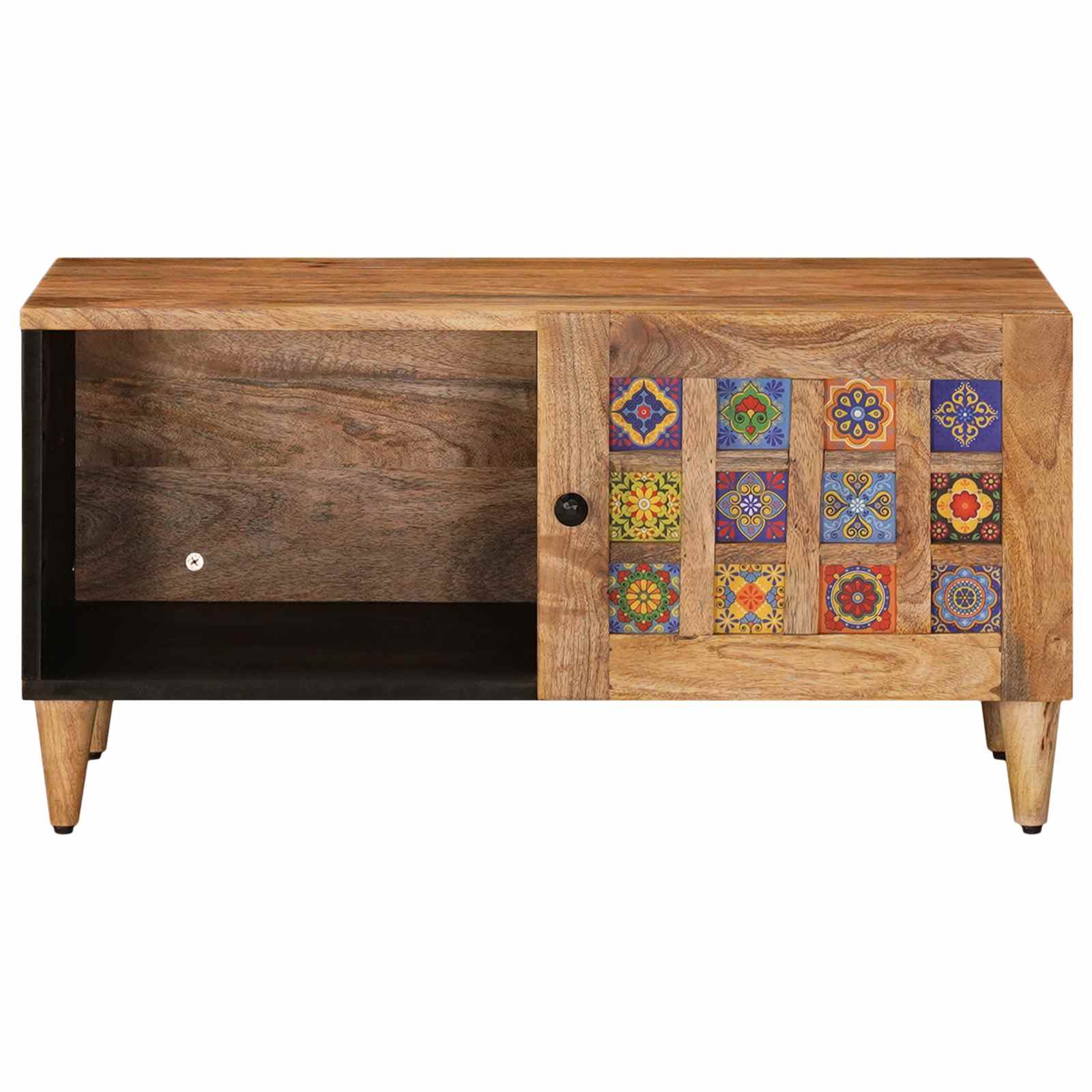 Coffee Table 80 X 50 X 40 Cm Solid Mango Wood