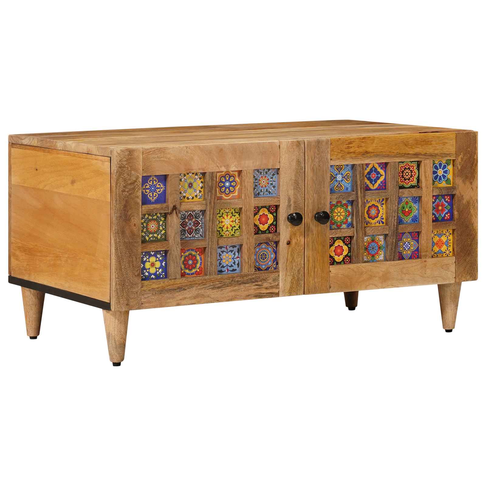 Coffee Table 80 X 50 X 40 Cm Solid Mango Wood