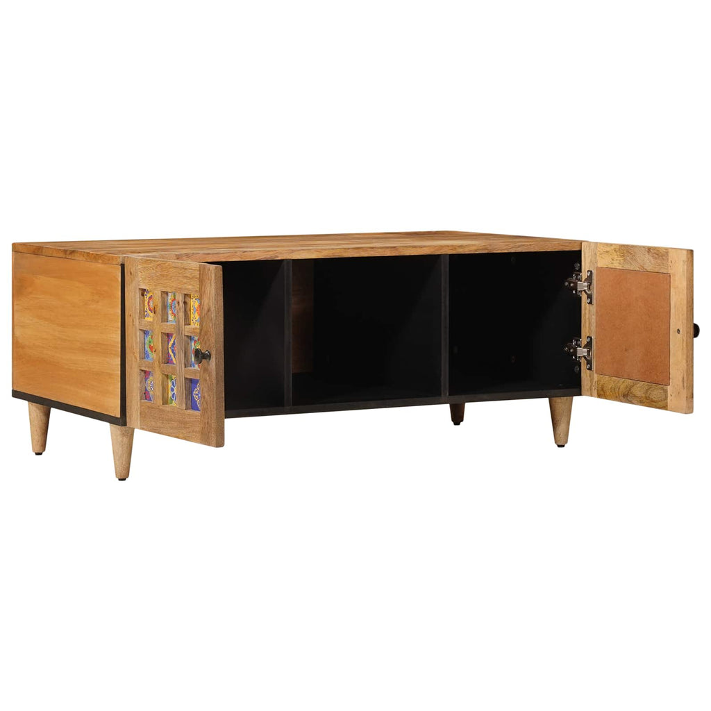 Coffee Table 100 X 54 X 40 Cm Solid Mango Wood