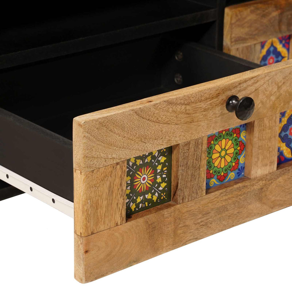 Coffee Table 80 X 54 X 40 Cm Solid Mango Wood