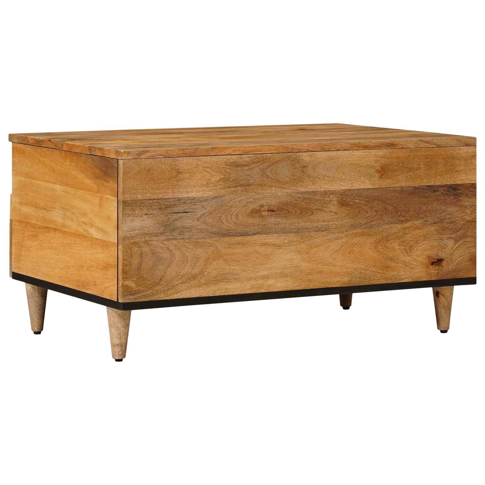 Coffee Table 80 X 54 X 40 Cm Solid Mango Wood